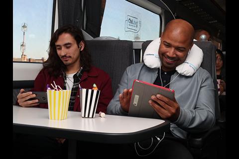 Chiltern Railways has launched Chil.tv, a GoMedia onboard entertainment system featuring programmes from NowTV, UKTV, Kids and Hayu which passengers can access using their mobile devices using onboard wi-fi provided by Icomera.